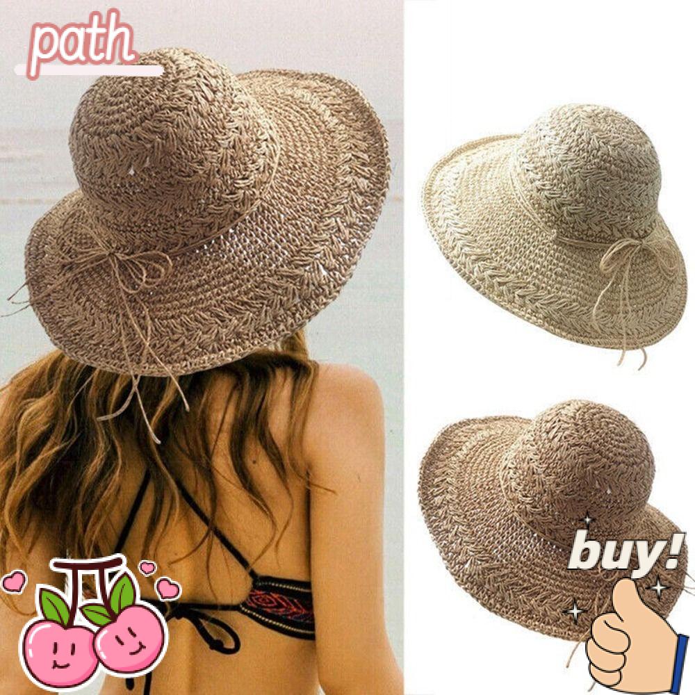 PATH Mũ Rộng Vành Chống Nắng Thời Trang Đi Biển Mùa Hè Cho Nữ