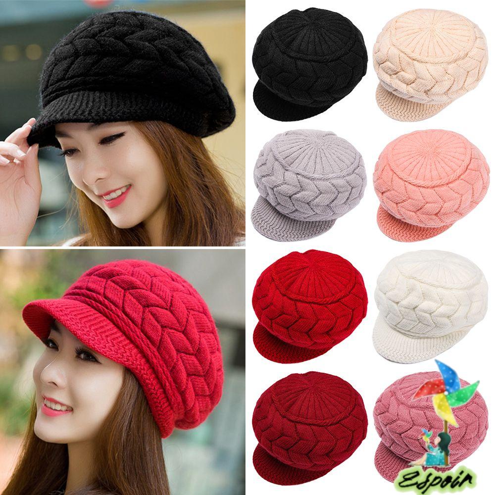 ESPO Mũ Beanie Giữ Ấm Phong Cách Mới Cho Nữ