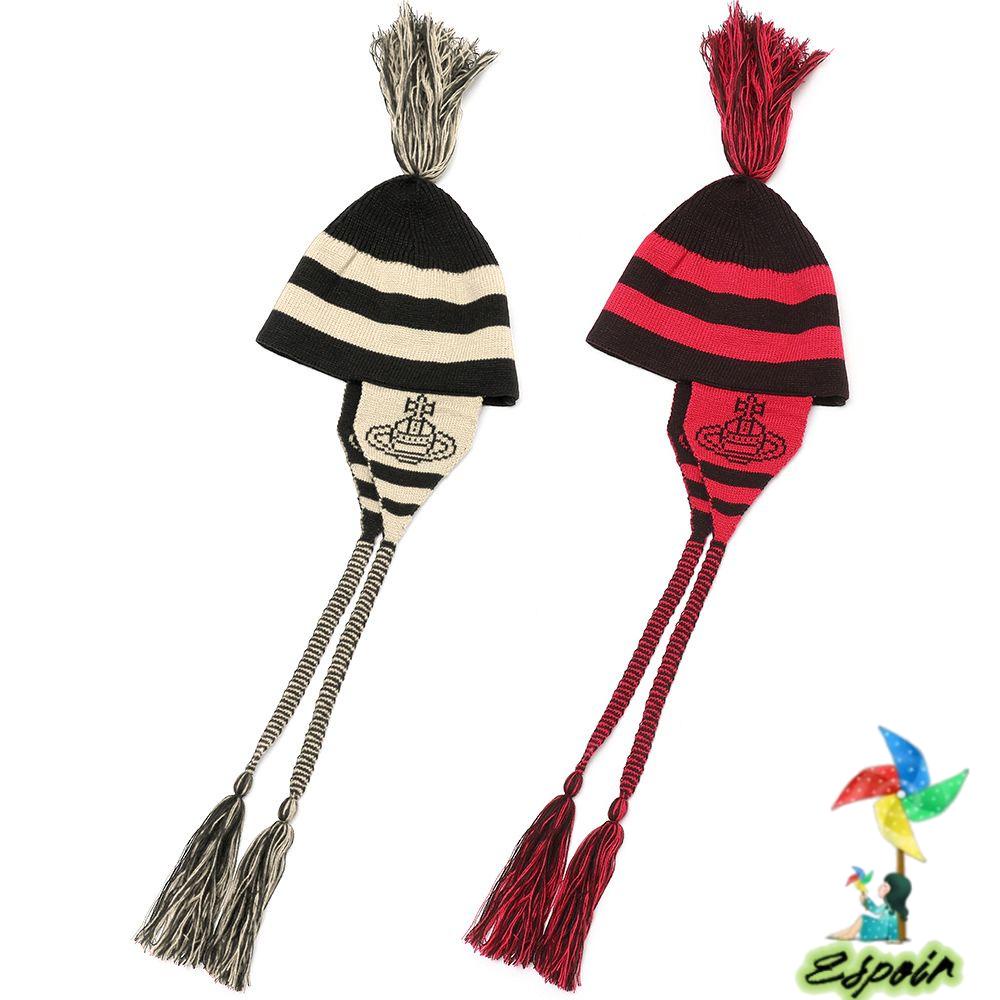 ESPO Mũ Len Họa Tiết Anime Phong Cách Vintage