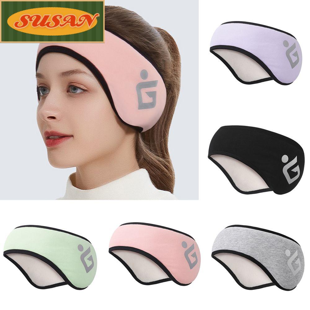 SUSANS Vỏ Bọc Chụp Tai Giữ Ấm Bằng Lông Cừu Cho Nam Nữ Chơi Thể Thao Ngoài Trời