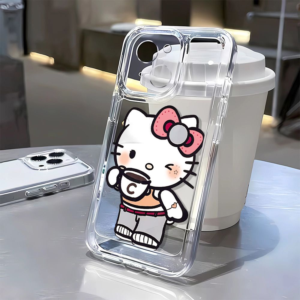 Bộ Dụng Cụ Bảo Vệ An Toàn Cho Bé111312Ốp Điện Thoại Mềm In Hình Ly Cà Phê Dễ Thương Cho Apple kt7 iPhone14Promax 8p ZTEH