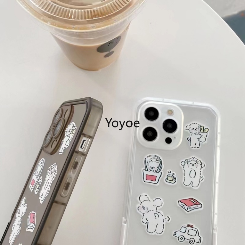 Ốp Điện Thoại Silicon Mềm Chống Sốc Có Giá Đỡ Tàng Hình Hai Màu Cho iPhone 14 Pro Max 13 12 11 XR XS X SE 7 8 Plus