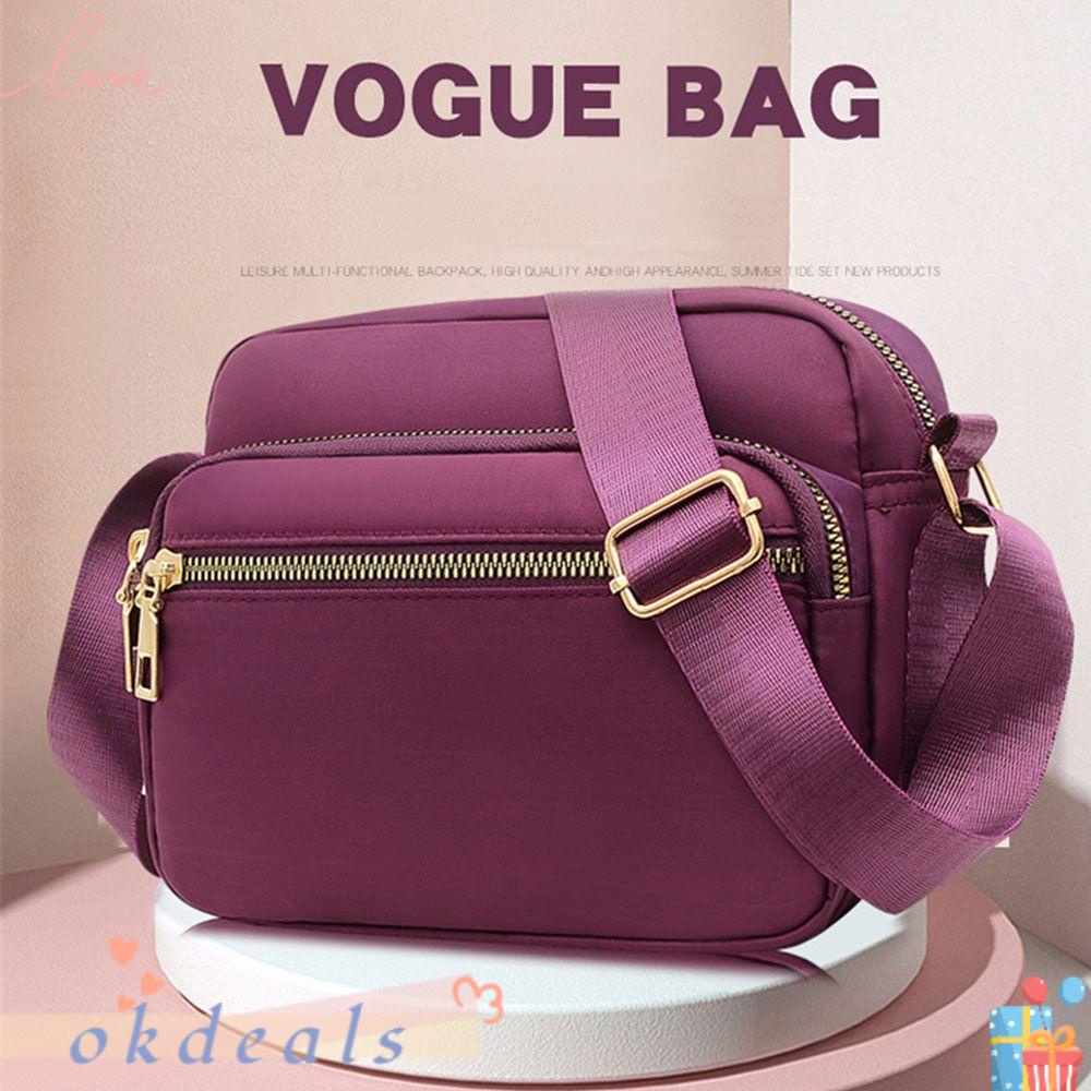 OKDEALS Túi Xách Đeo Vai Nhiều Ngăn Chống Thấm Nước Thời Trang Cho Nữ