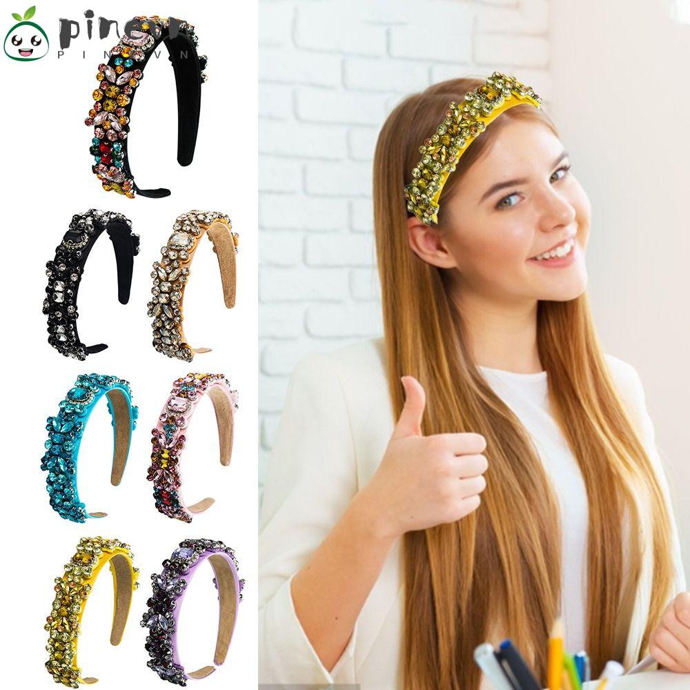 PINEVN Băng Đô Cài Tóc Bản Rộng Thời Trang Đi Biển / Rửa Mặt