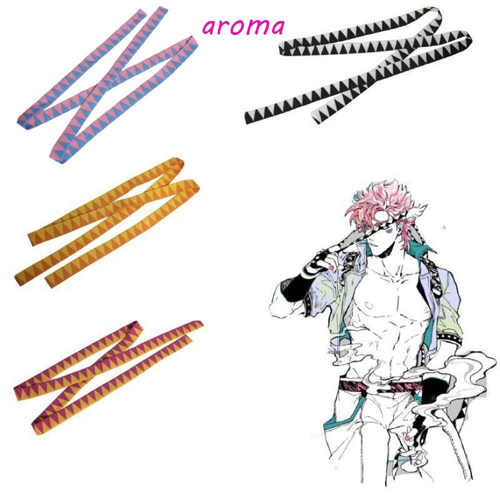 AROMA Băng Đô Cài Tóc Dài Phong Cách Anime Hàn Quốc Cho Nam