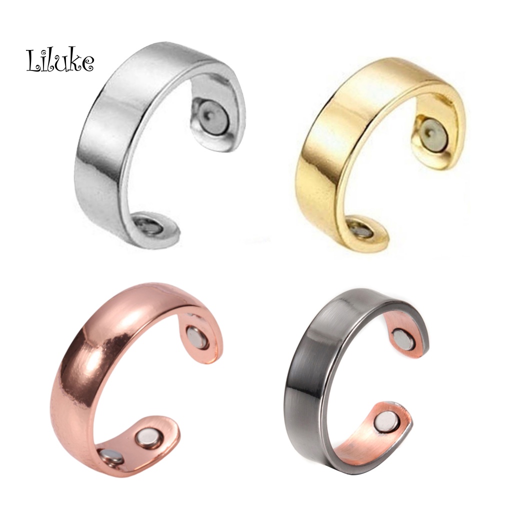 Nhẫn Nam Châm Hở Kiểu Dáng Hình Học Độc Đáo Ấn Tượng