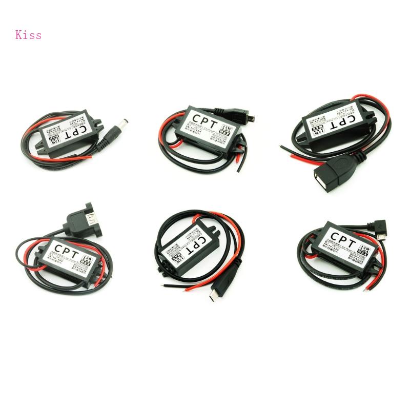 Bộ Chuyển Đổi Nguồn Điện 12V Sang 5V DC-DC Chuyên Dụng Cho Xe Hơi