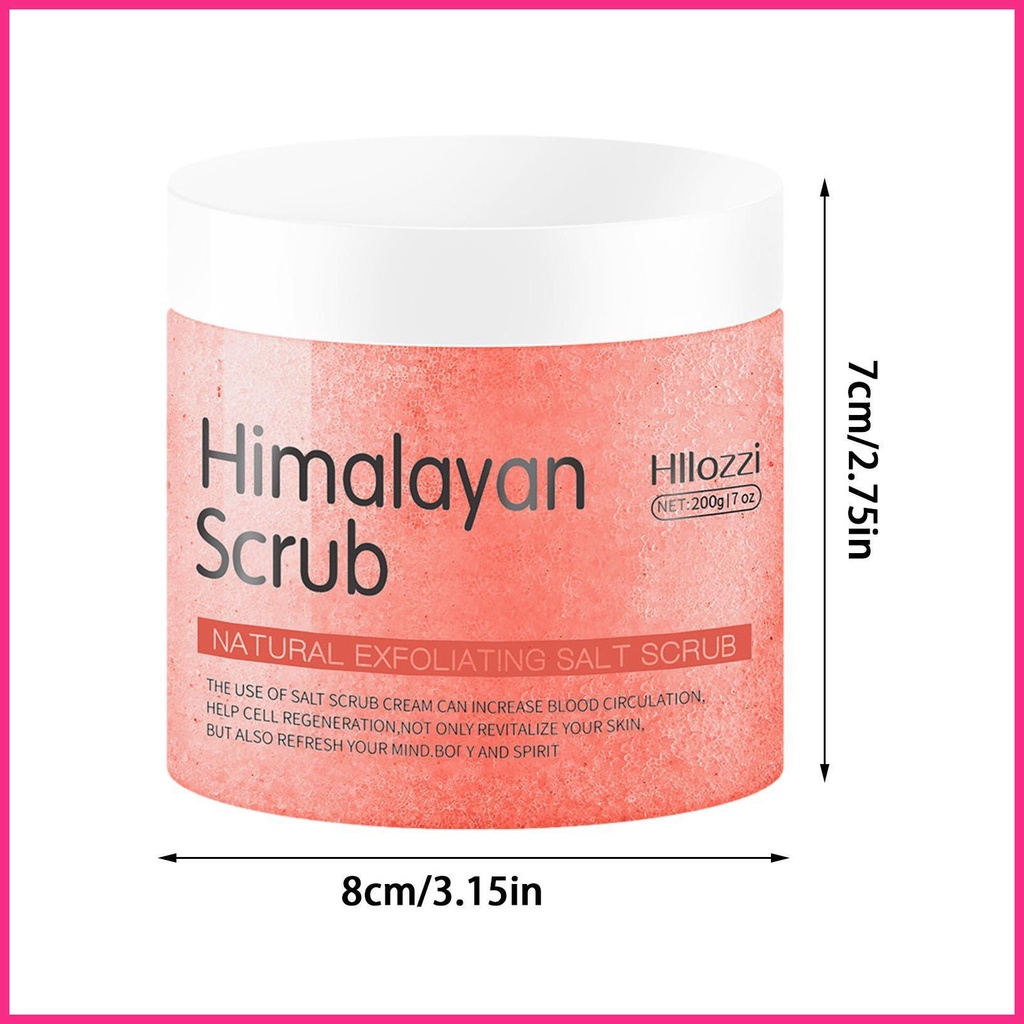 Muối Hồng Himalaya Tẩy Tế Bào Chết Tự Nhiên Dưỡng Ẩm Làm Sạch Sâu Cho Da