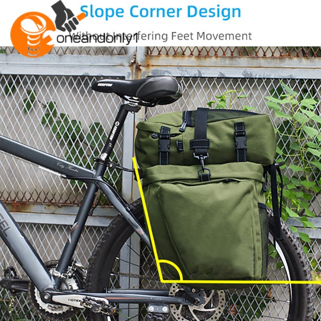 Túi Đựng Đồ Gắn Yên Sau Xe Đạp 3 Trong 1 Tiện Lợi