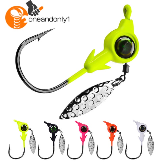 Set 5 Mồi Giả Nhử Cá 3.5g 5g 7g 10g Gắn Kèm Móc Câu