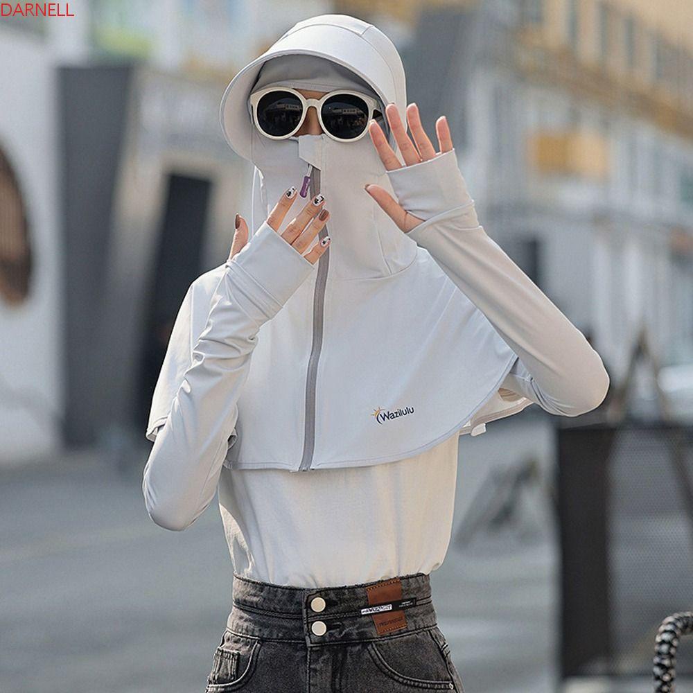 DARNELL Mũ Lưỡi Trai Chống Nắng Vành Rộng Chống Tia UV Dễ Phối Đồ