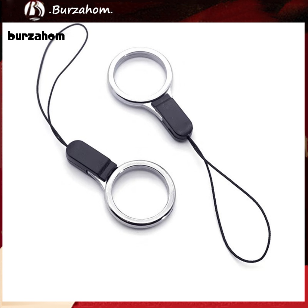 Set 2 Dây Móc Ngón Tay Bằng Nhựa Cho Chìa Khóa / Điện Thoại