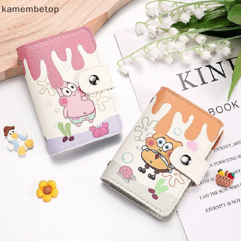 Beto Ví Đựng Thẻ Bằng Lái Xe Sức Chứa Lớn Nhiều Ngăn Họa Tiết Hoạt Hình Dễ Thương