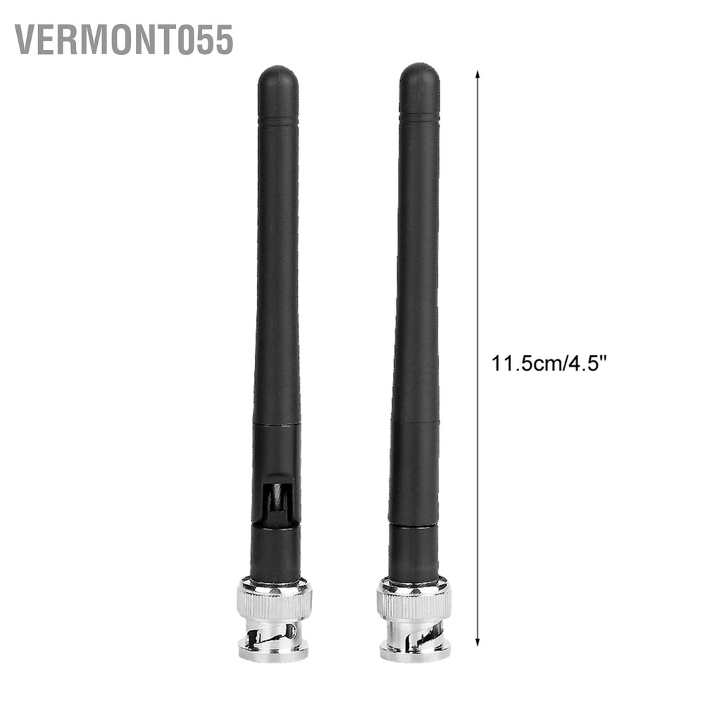Vermont055 2 CHIẾC Ăng Ten UHF với Đầu Nối BNC cho Thu EW100 EW300 EW500 G3 HM