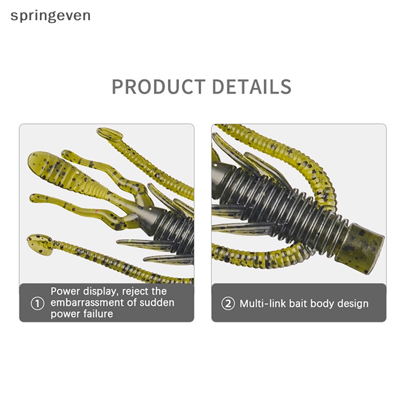 Set 20 Mồi Câu Cá Giả Hình Tôm Mềm 63mm 2.5g Chuyên Dụng