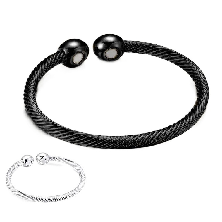 Magnetic Bracelet Women Men Bangle Cuff Copper Healing Therapy Arthritis Jewelry