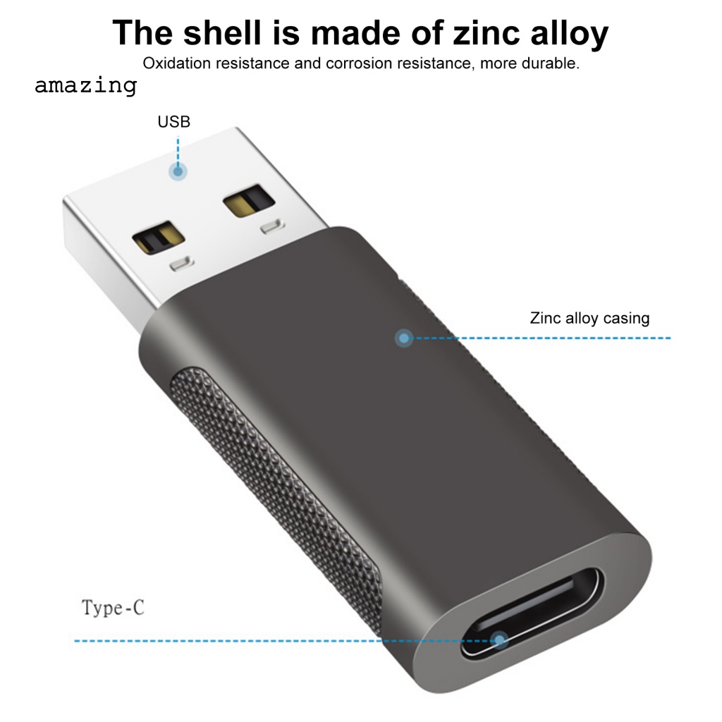 Adapter Chuyển Đổi USB 30 Sang Type-C Tiện Dụng Cho Văn Phòng