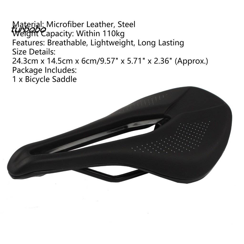 Yên Xe Đạp Bằng Da Sợi Tổng Hợp Thoáng Khí Giảm Xóc Tiện Dụng