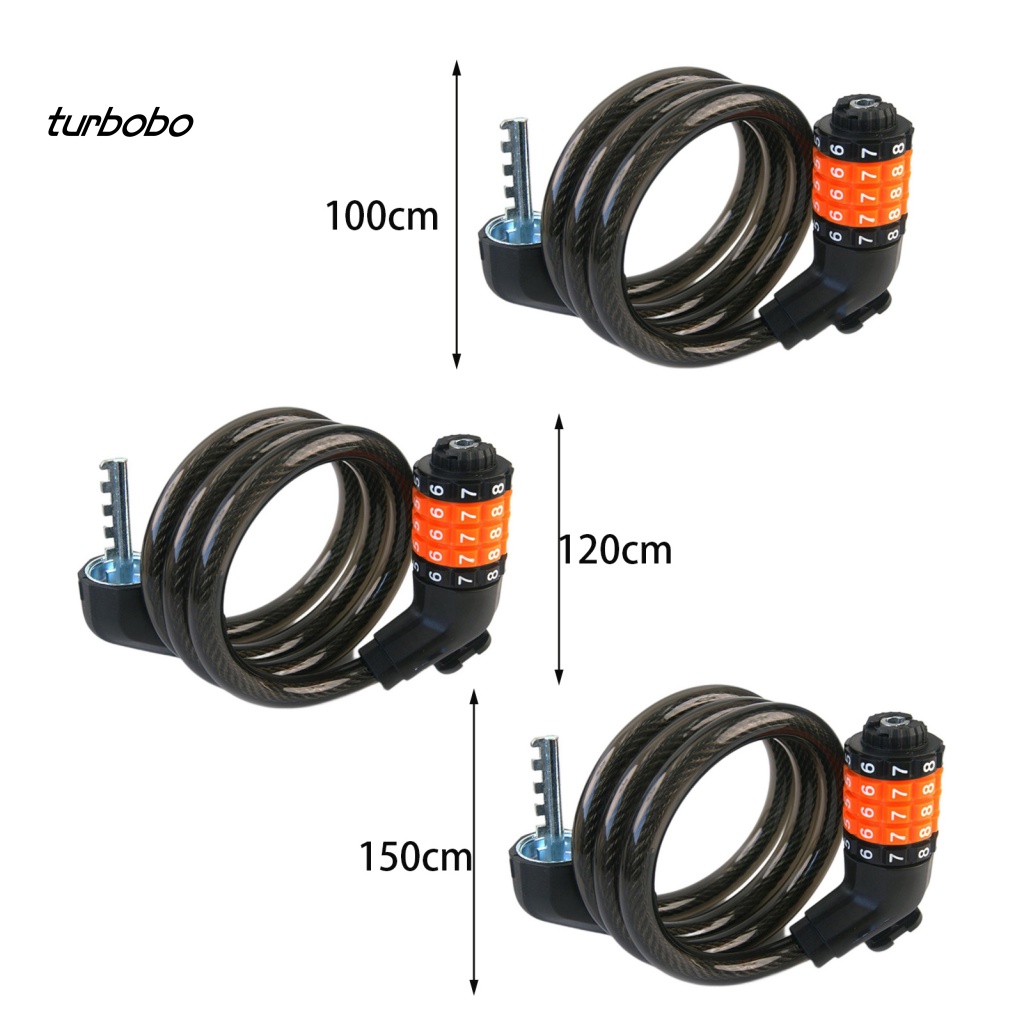 Khóa Xe Đạp Bằng ABS Năm Mật Khẩu Độ Bền Cao Không Vỡ Chống Thấm Nước