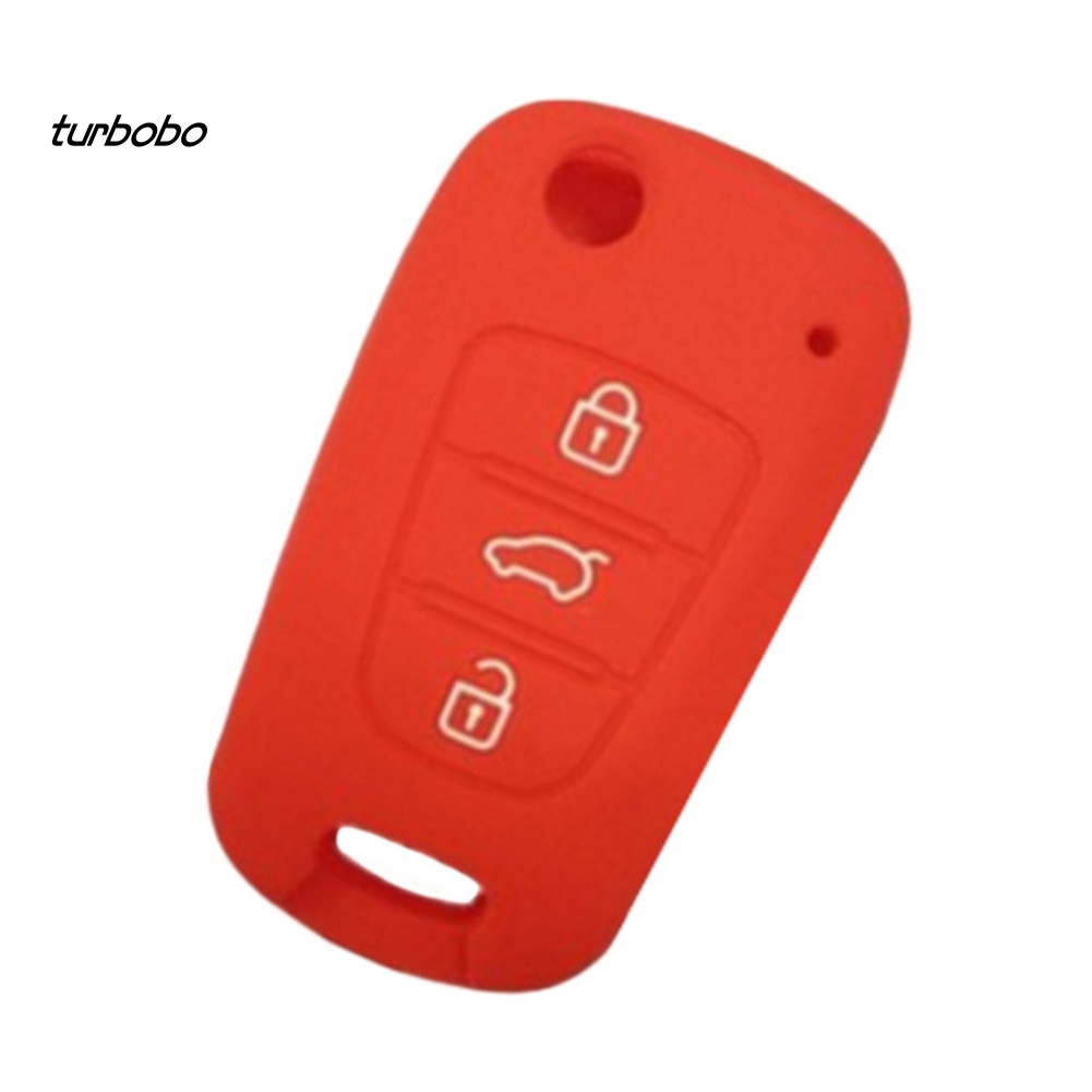 Vỏ Silicon Bảo Vệ Chìa Khóa Điều Khiển Từ Xa Cho Xe Hơi Kia Hyundai 3 Nút
