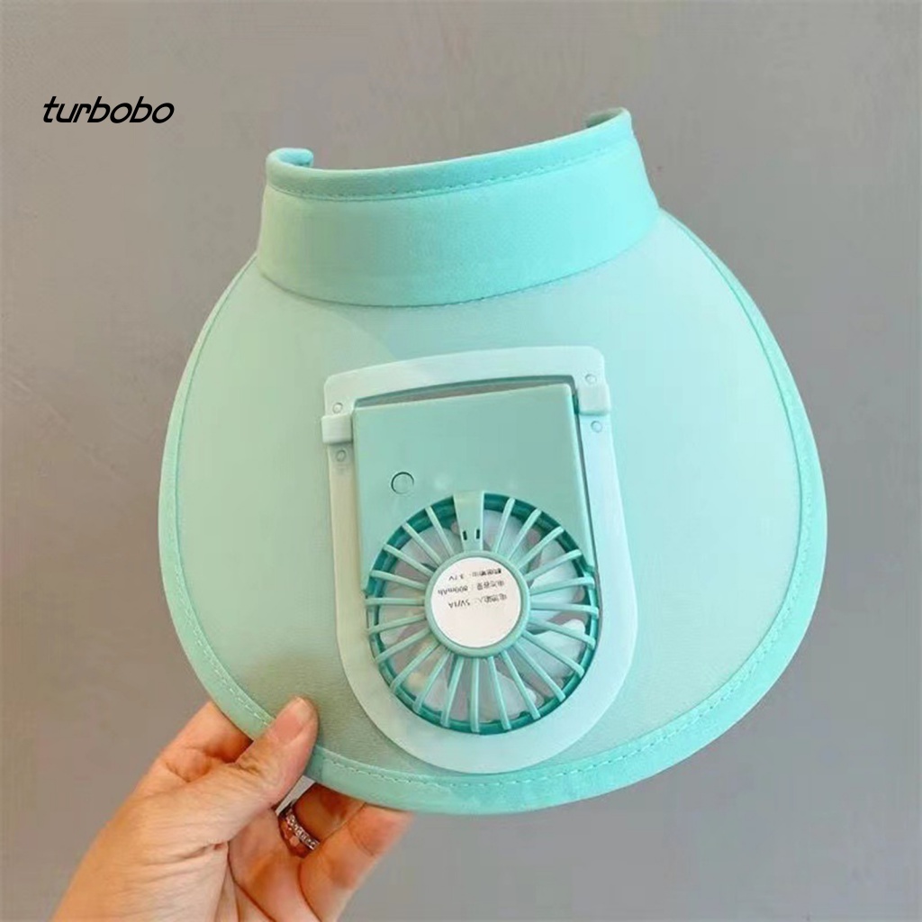 Nón Rộng Vành Chống Nắng 3 Tốc Độ Bằng Polyester Siêu Nhẹ Màu Trơn Tùy Chỉnh Kèm Quạt Tiện Dụng Cho Nữ