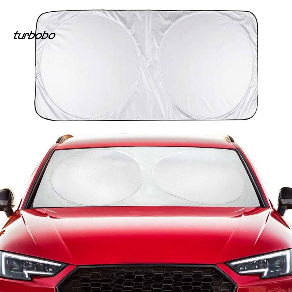 Vỏ Bọc Kính Chắn Gió Phía Trước Chống Tia UV Hình Tròn Đôi Bảo Vệ Cho Xe Hơi