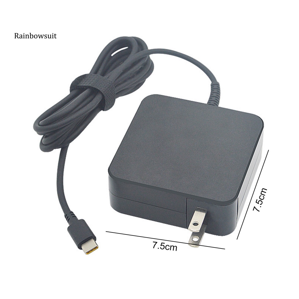 Bộ Sạc Laptop 45W 65W Phích Cắm US Type-C Chịu Nhiệt Tốt Tiện Dụng
