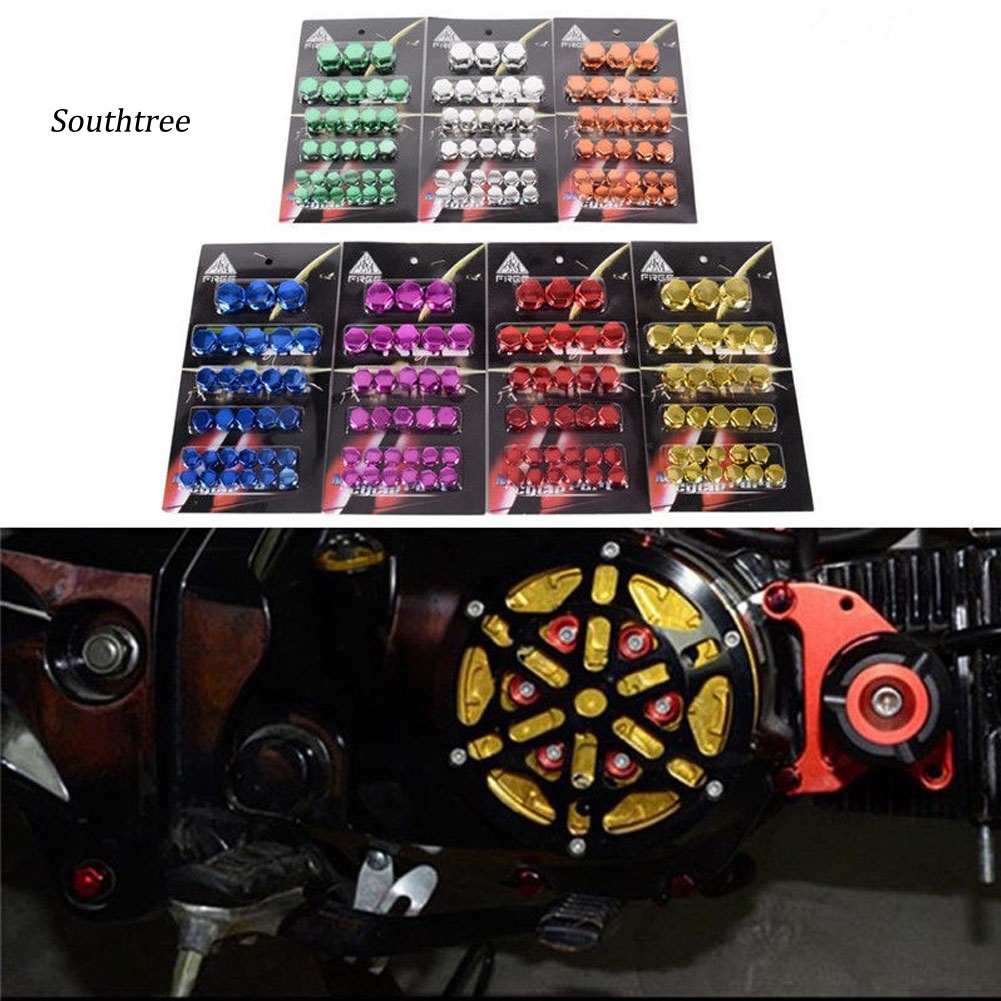 Set 30 Vỏ Ốc Vít Trang Trí Xe Máy Scooter