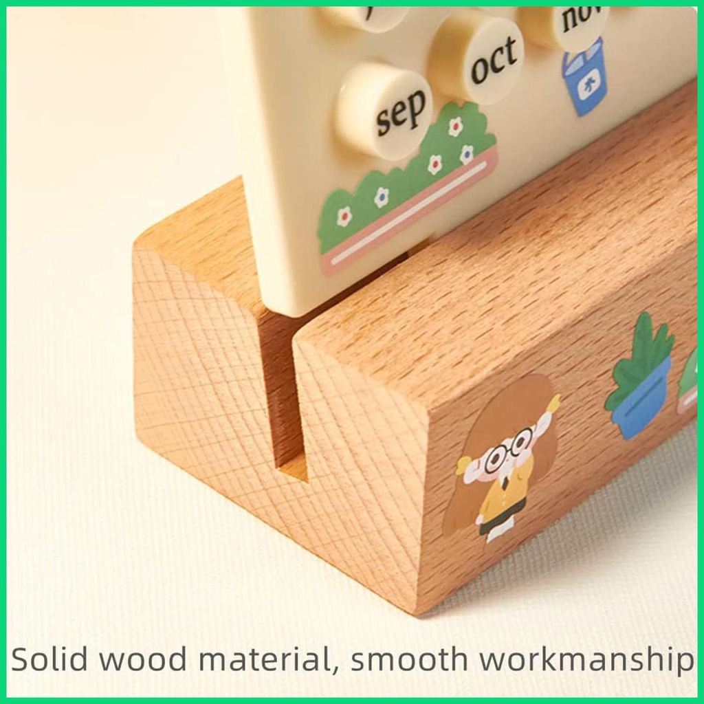 Lịch Để Bàn Có Nhãn Dán DIY Sáng Tạo Cho Thanh Thiếu Niên Nam Nữ