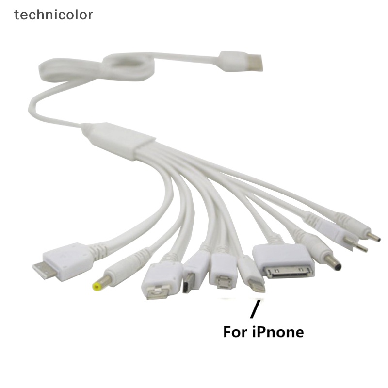 Cáp Sạc USB Đa Năng 10 Trong 1 Cho Điện Thoại Iphone 6 / 7