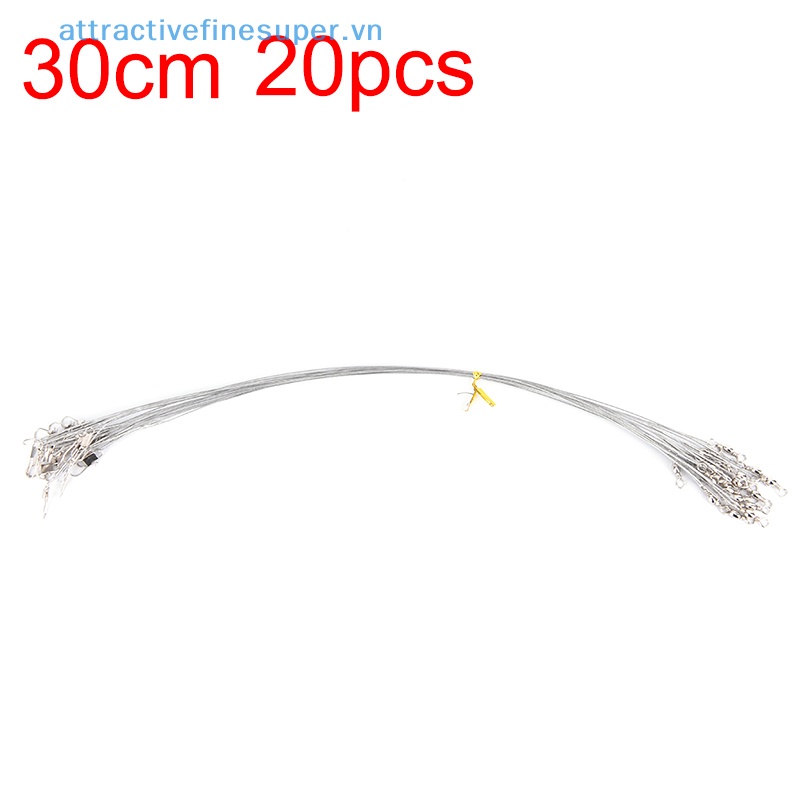 Set 20 Dây Thép Làm Phụ Kiện Câu Cá 15CM 20CM 30CM Áo Khoác Phao Thời Trang Trẻ Trung Cá Tính