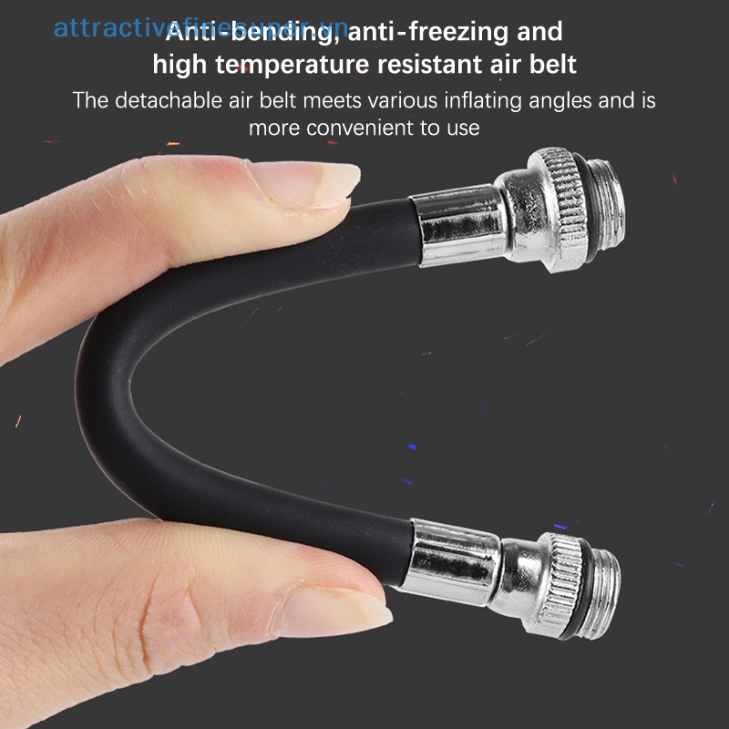 Bơm Xe Đạp Mini Cầm Tay 100Psi Chất Liệu Hợp Kim Nhôm