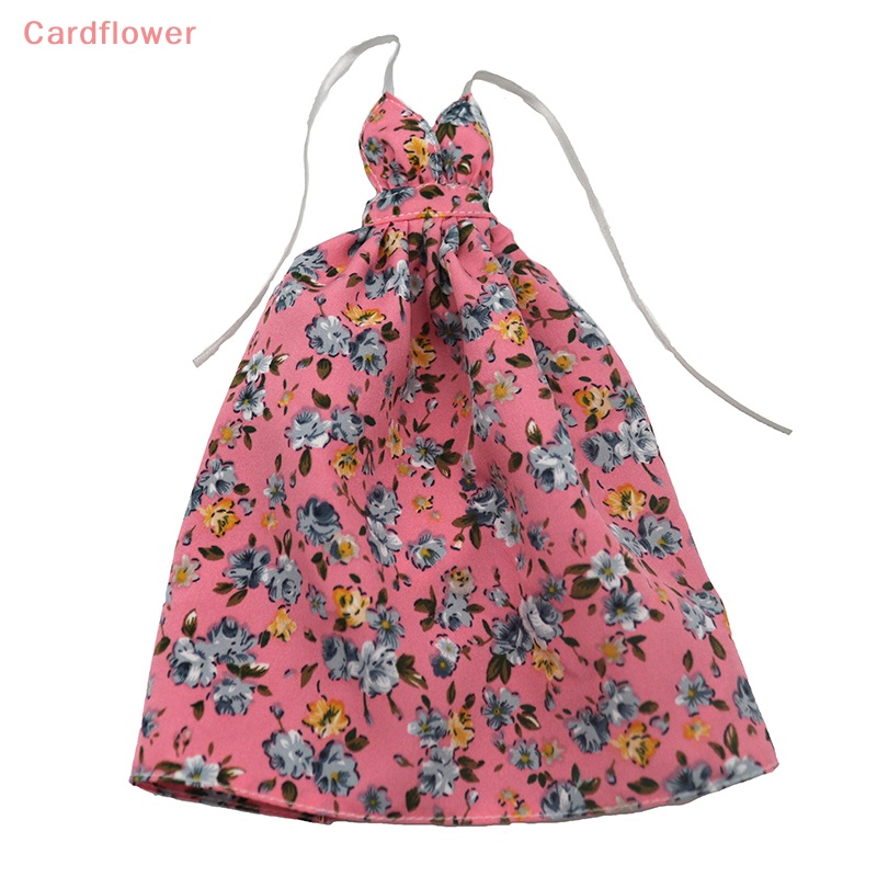 1 Đầm Dây In Hoa Cho Búp Bê Mới