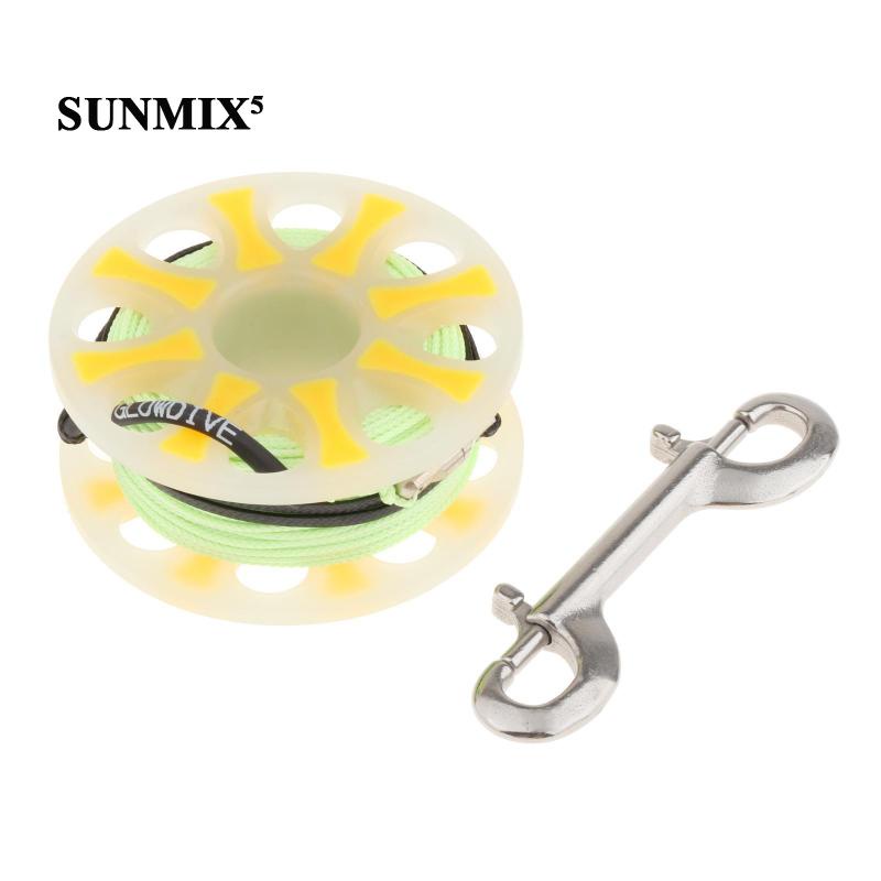 Cuộn Dây Lặn Có Móc Hai Đầu Bằng Thép Không Gỉ 30M / 100ft