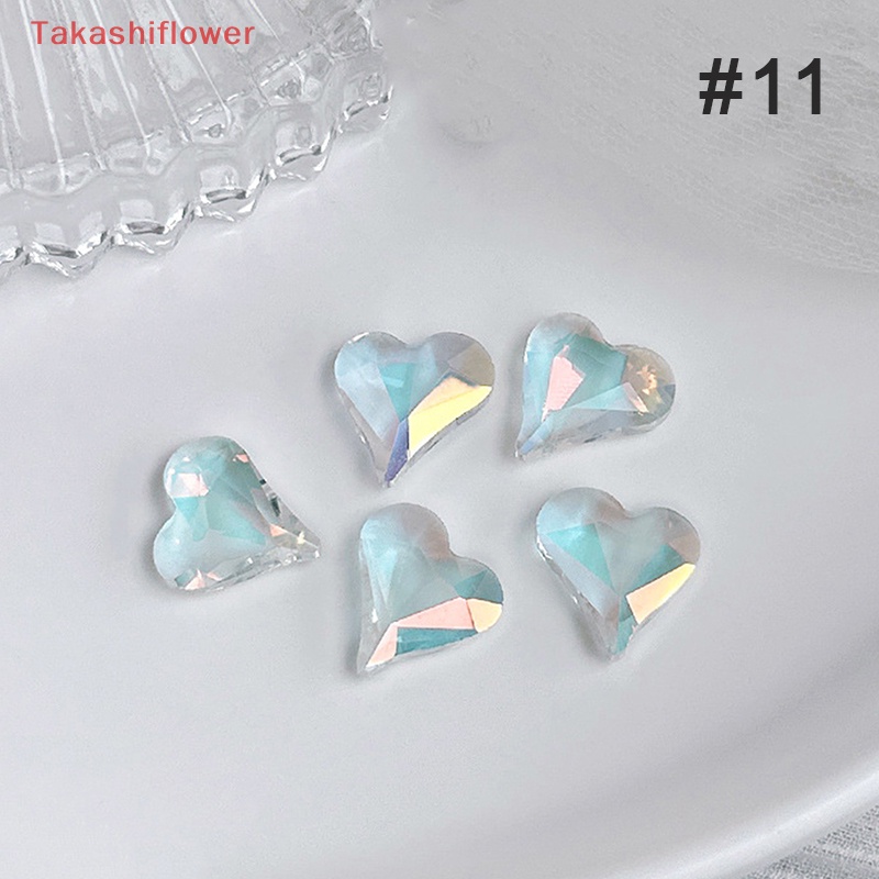 [TakashiflowerV] Hạt Pha Lê Dạng Nhấn Hình Sao Biển / Trái Tim Đính Đá Resin Trang Trí Móng Tay Nghệ Thuật