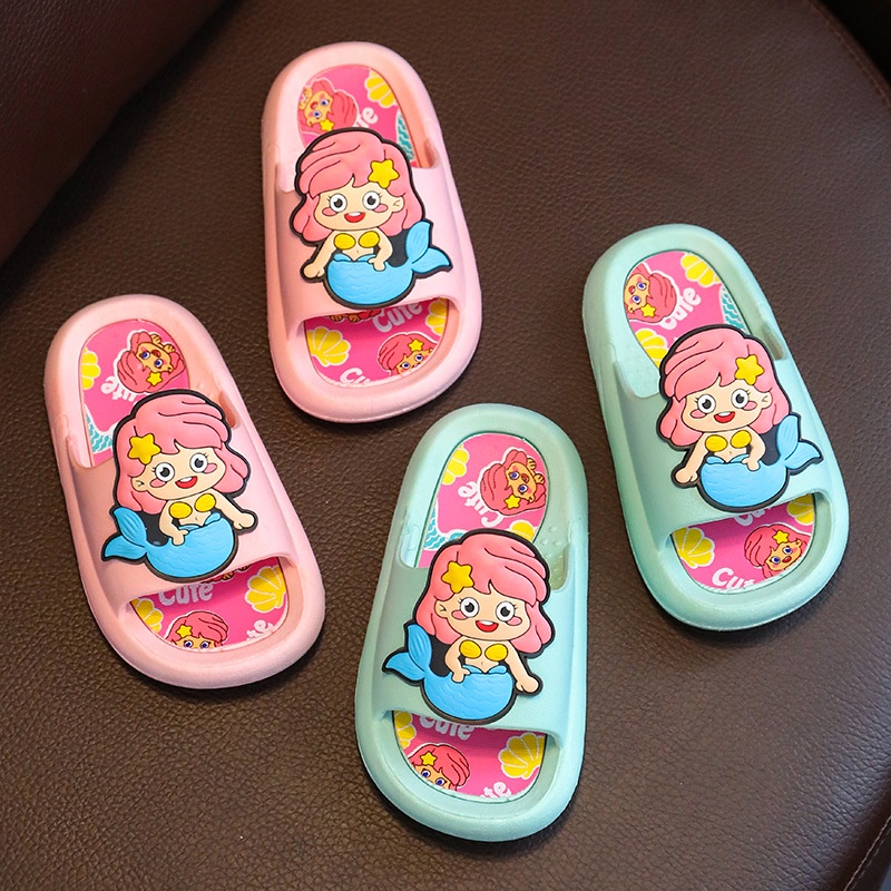 Gấu trúc Dép Trẻ Em Dép Truyện Tranh Dễ Thương Nhẹ Thoải Mái