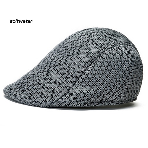 Mũ Beret Phối Lưới Chống Nắng Thời Trang Unisex