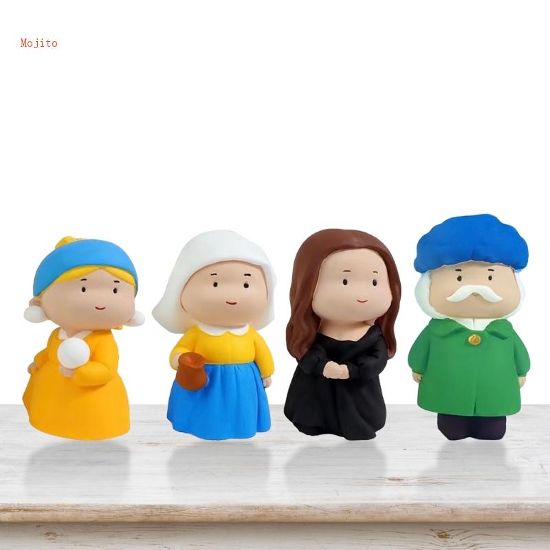 Khuôn Silicon Làm Xà Phòng Hình Nhân Vật Hoạt Hình Mojito