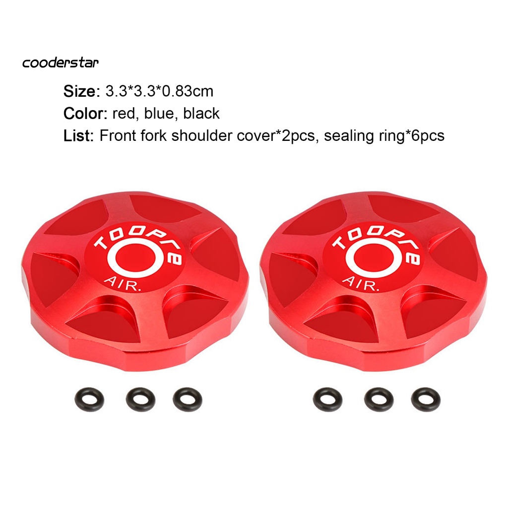 1 Bộ Nắp Bảo Vệ Phuộc Xe Đạp Leo Núi Chống Ăn Mòn Dễ Lắp Đặt