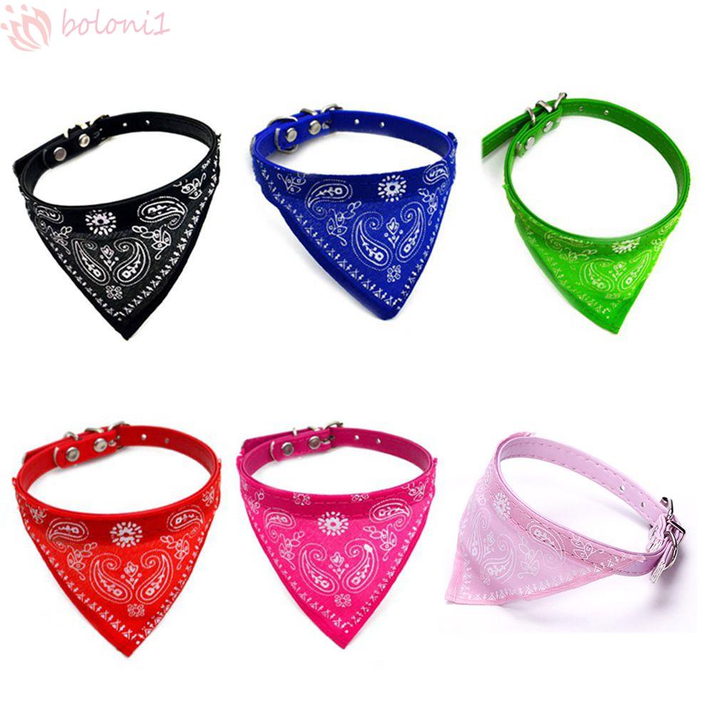 [COD] Khăn Choàng Cổ Bằng PU Hình Tam Giác Có Thể Giặt Sạch Dành Cho Thú Cưng