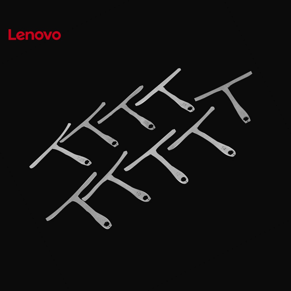 Bộ 9 Thước Đo Dây Đàn Guitar Điện Hình Chữ T Bằng Thép Không Gỉ Siêu Mỏng