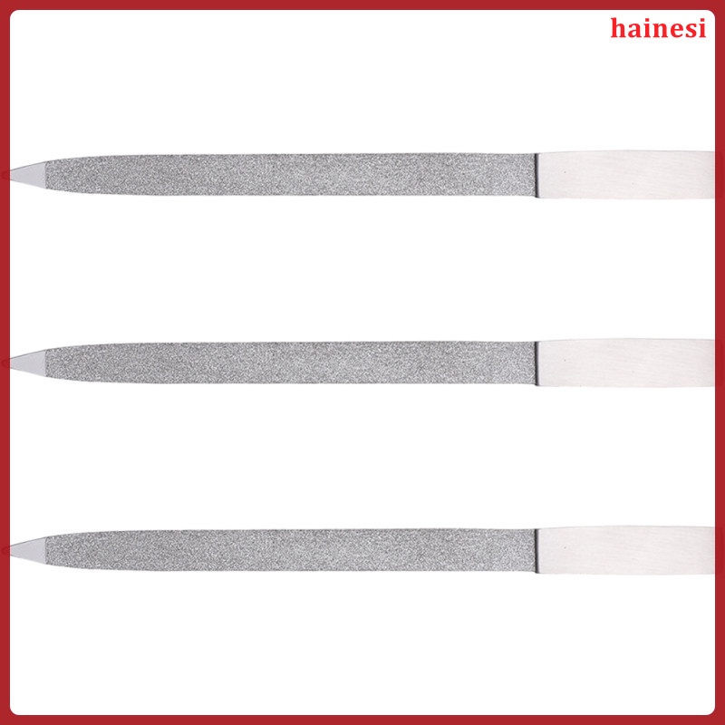 Set 3 Dụng Cụ Dũa Móng Tay Bằng Thép Không Gỉ