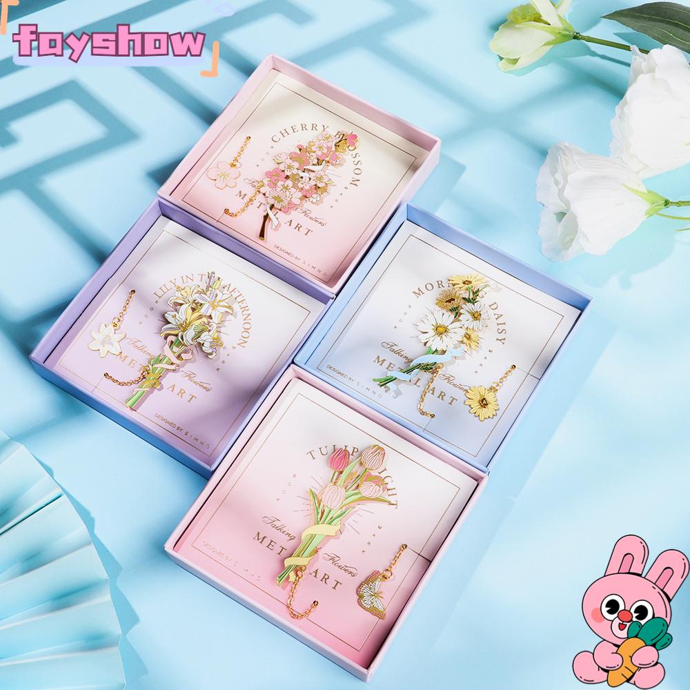 FAY Thẻ Đánh Dấu Trang Sách Phối Tua Rua Phong Cách Retro