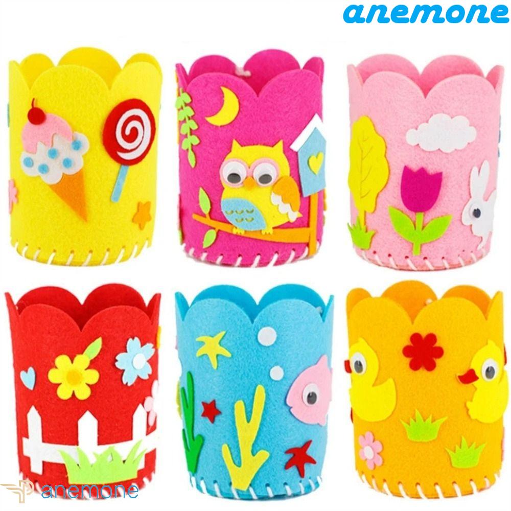 ANEMONE Giá Đỡ Bút Thủ Công DIY Sáng Tạo Cho Bé