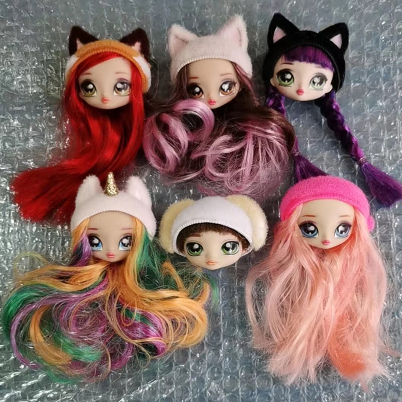 Mũ Đội Đầu Búp Bê 1 / 12 Kèm Tai Mèo mini lol Không Thể Tháo Rời