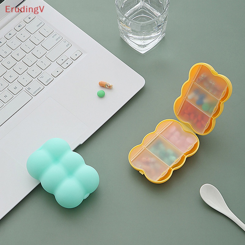 Hộp Đựng Thuốc 6 Ngăn Chống Ẩm Tiện Dụng Khi Đi Du Lịch