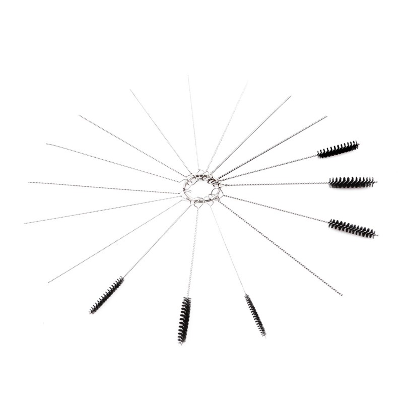 Set 15 Dụng Cụ Vệ Sinh Bộ Chế Hòa Khí Xe Hơi / Xe Máy Bằng Thép Không