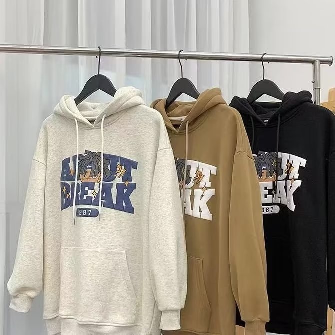 Asrv Áo Nỉ Hoodie Dáng Rộng In Hình Trẻ Trung Hợp Thời Trang Cho Nam