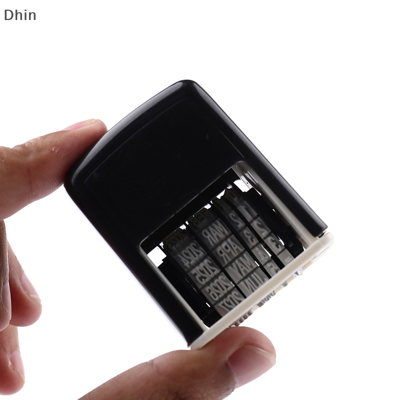 [Dhin] DIY Handle Account Date Stamps Stamping Mud Set Mini Self-Inking Stamps COD