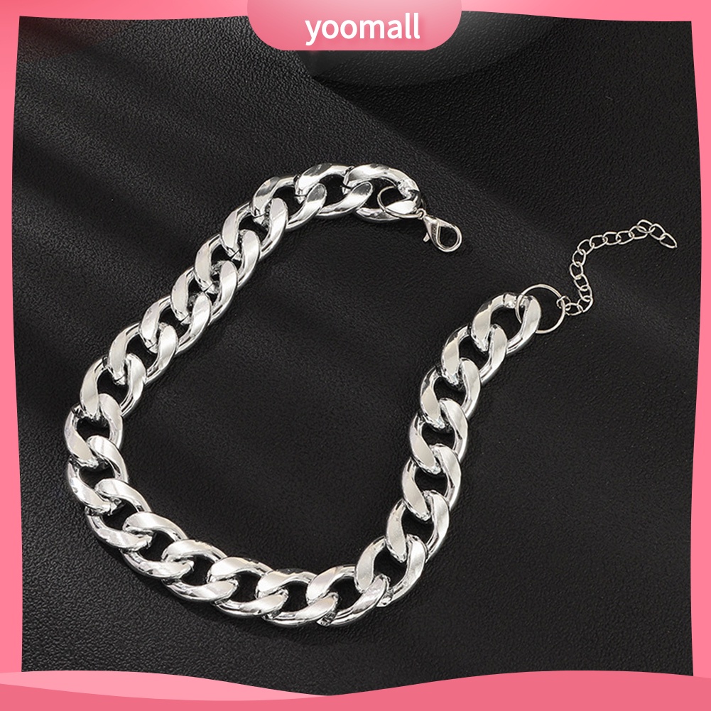 Vòng cổ Dạng Chuỗi Ngắn Dày Phong Cách Hip Hop Thời Trang Dự Tiệc Cho Nam Và Nữ